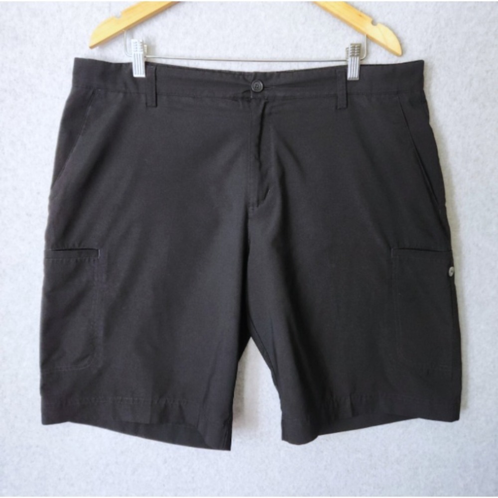 Adidas Golf Shorts Men's Size 38 Black Flat Front 11" Inseam